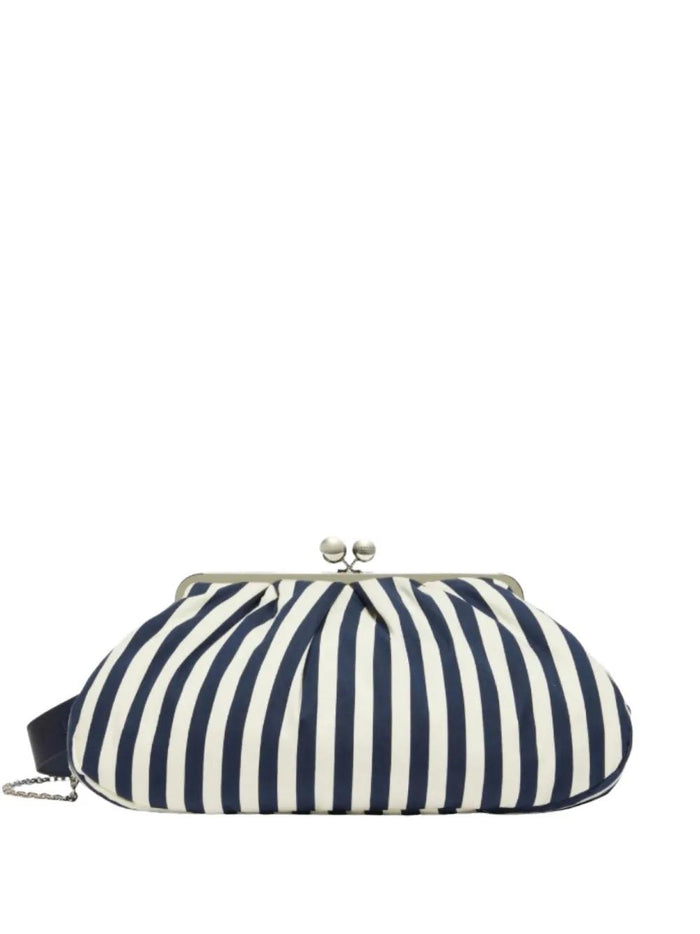 Weekend Max Mara Striped Shoulder Bag With Top Handle