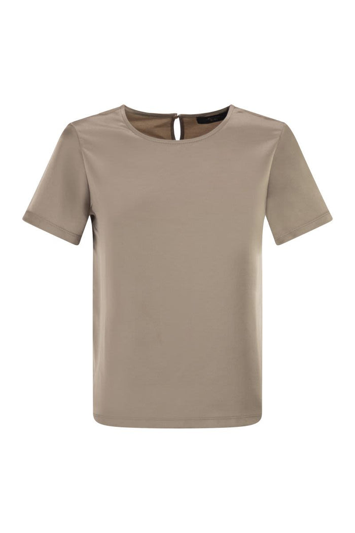 Weekend Max Mara Wkdzona - Satin And Jersey T-Shirt