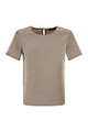 Weekend Max Mara Wkdzona - Satin And Jersey T-Shirt