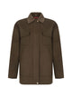 Max Mara Studio Olive Green Virgin Wool Silk Cashmere Coat