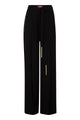 Max Mara Msevalico - Triacetate Wide-Leg Trousers With Decorative Belt