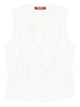 Max Mara Studio Wool Crepe Gilet