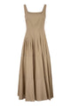 Max Mara Mstfeltre - Cotton Midi Dress With Structured Bodice