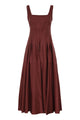 Max Mara Mstfeltre - Cotton Midi Dress With Structured Bodice