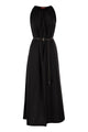 Max Mara Mstzuppa - Cotton Halterneck Maxi Dress With Belt