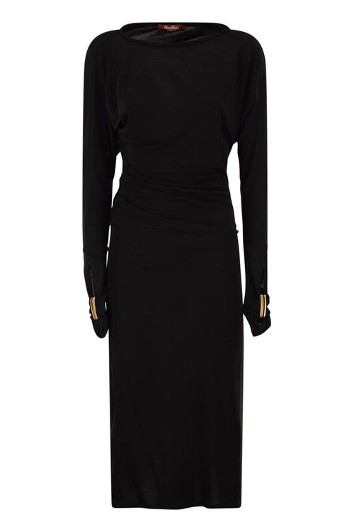 Max Mara Mstsalvo - Draped Viscose Jersey Midi Dress