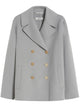 S Max Mara Buttoned Fabric Coat
