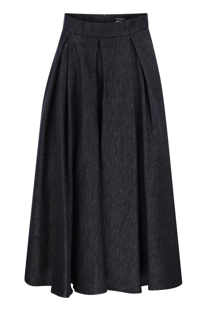 S Max Mara Smmalex - Corolla Skirt In Cotton Blend