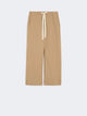S Max Mara Smmargento - Cotton Drawstring Trousers
