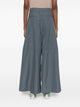 S Max Mara Gufo Blue Aviation Wide Pants