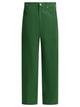 Max Mara S Casual Green Cotton Linen Pants