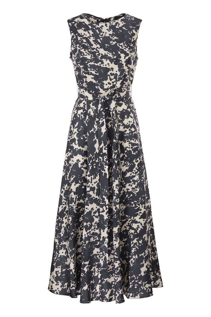 S Max Mara Patterned Twill Dress