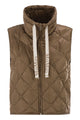 Max Mara The Cube Tegic - Drip-Proof Canvas Padded Waistcoat