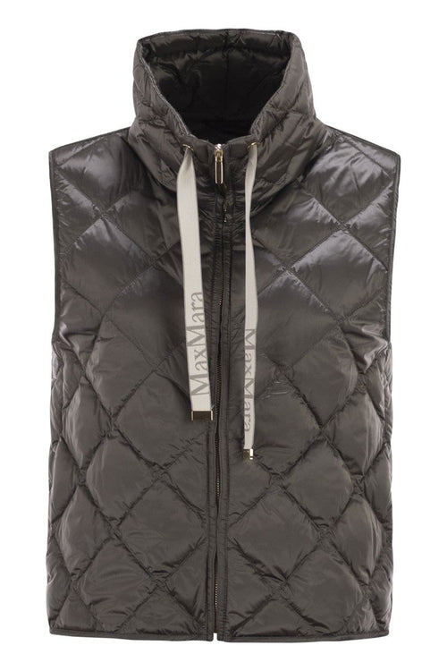 Max Mara The Cube Tegic - Drip-Proof Canvas Padded Waistcoat