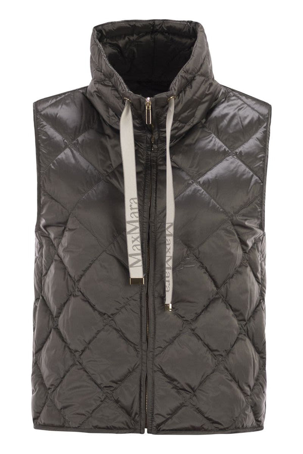 Max Mara The Cube Tegic - Drip-Proof Canvas Padded Waistcoat