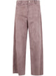 S Max Mara Smmfulmine - Wide-Leg Leather Trousers