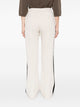 S Max Mara Sport Pants Vent Ecru Black Band