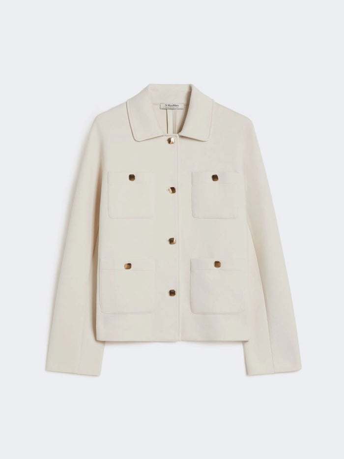 S Max Mara Smmarmonioso Jersey Jacket Beige
