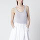 Roberto Collina Lilac Tank Top With Gold Trim