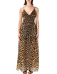 Alberta Ferreti Alberta Ferretti Leopard-Print Organza Maxi Dress