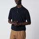 Roberto Collina Regular Cotton Polo Navy Blue