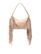 Twin-Set Light Beige Calfskin Shoulder Bag