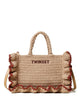 Twin-Set Twinset Ruffled-Trim Tote Bag
