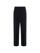 Twin-Set Blue Polyester Viscose Elastane Trousers