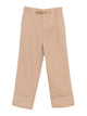 Twin-Set Logo Detail Trousers And Belt Loops