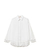 Twin-Set Optic White Broderie Anglaise Shirt
