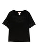 Twin-Set Black Cotton T-Shirt