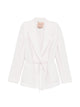 Twin-Set Nude Neutrals Linen Blazer