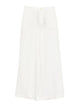 Twin-Set White Linen Viscose Pants