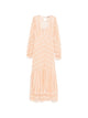 Twin-Set Peach Polyamide Cotton Polyester Dress
