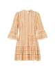Twin-Set Twinset Striped Lace Dress