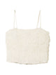Twin-Set Off White Ruffle Tulle Top