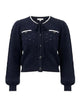 Twin-Set Blue Viscose Polyester Cardigan