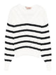 Twin-Set White Cotton Cashmere Sweater