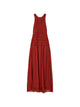 Twin-Set Henna Brown Silk Dress