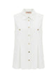 Twin-Set White Cotton Elastan Shirt