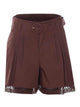 Twin-Set Coffee Brown Shorts