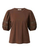 Twin-Set Camel Textile Fibre Top