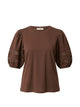 Twin-Set Twinset Lace-Detail Puff-Sleeve T-Shirt
