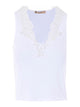 Twin-Set White Tank Top