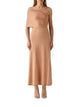 Twin-Set Dark Rose Pearl Silk Dress