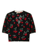Twin-Set Black Textile Fibre Top