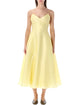 Alberta Ferreti Alberta Ferretti Silk Organza Midi Dress