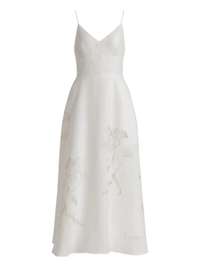 Alberta Ferreti Linen Dress