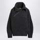 The Attico Dark Grey Wool And Cashmere Sweater With Zip