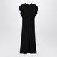 Toteme Black Wool Midi Dress
